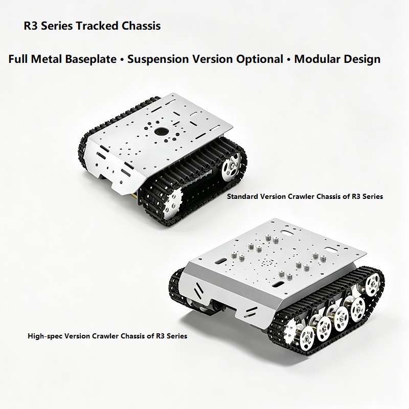 Ganzmetall-Panzer-Raupenroboter-Chassis