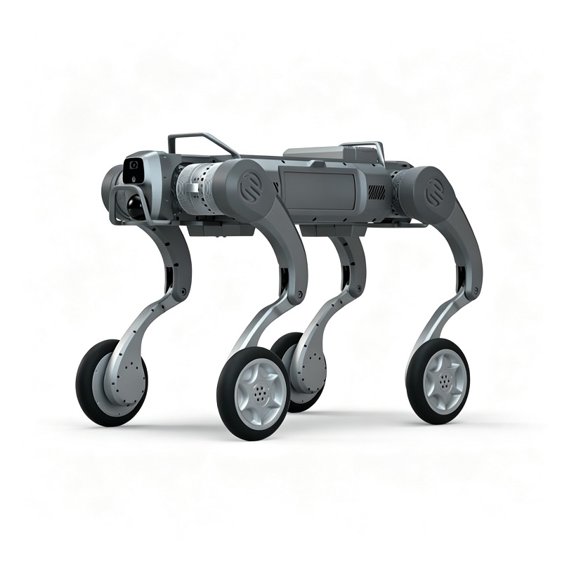 Hybrid-Radbein-Roboter-Chassis, vierfüßiger Roboterhund