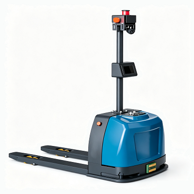 Selbstfahrender Gabelstaplerroboter für die Warenlieferung im Werk